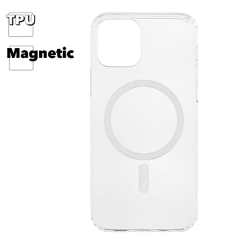Чехол для Apple iPhone 12, 12 Pro WK Anti-Knock Magnet Case, прозрачный